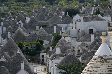 The rooftops of Alberobello, Puglia, Italy