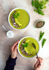 Green soup 