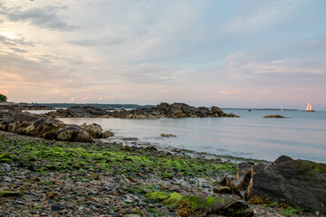Fototapeta na wymiar New England Coastline