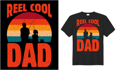 Colorful fishing vintage t shirt design Vector graphic, typographic poster or t-shirt print ready
