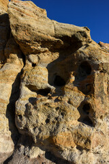 Sandstone rock formations in Colorado.