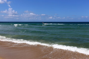 Mediterranean coast in northern Israel