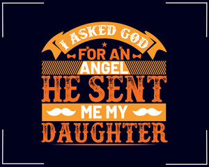 Vector father's day tshirt design