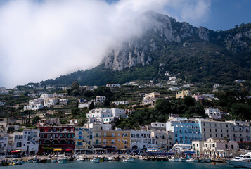Obraz premium View of Capri island