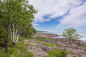 Fototapeta na wymiar A Lake Superior North Shore Scenic Landscape