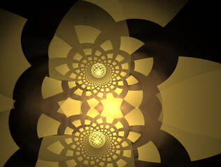 Imaginatory fractal abstract background Image