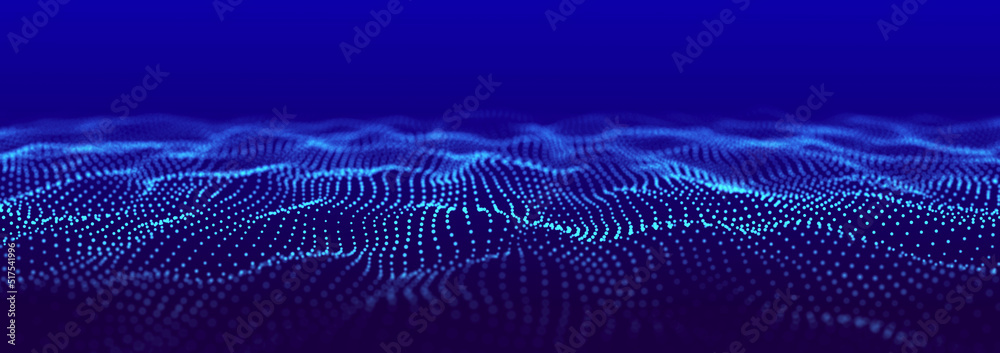 Aufkleber Artificial intelligence in a network connection. Structural transmission of information. 3D rendering.