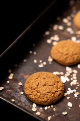 chocolate chip cookies on table