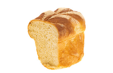 small loaf of bread isolated