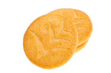 Fototapeta na wymiar biscuit cookies isolated