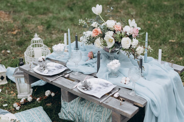 wedding table decoration