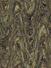 Abstract and contemporary digital art camouflage pattern