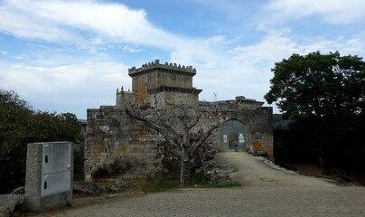 Fototapeta na wymiar Castillo de Moeche, Galicia