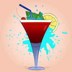 Glass with lemonade4