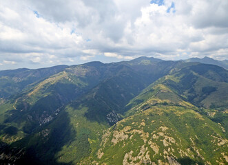 Mountains above Sopot in Bulgaria	