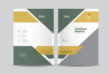 Business Brochure Cover Design or Annual Report and Company Profile Cover or Booklet and Catalog Cover  