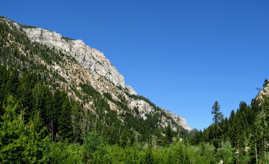 Obraz premium Mountains Surrounding Lost Creek
