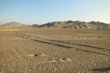 Fototapeta premium Evening landscapes of Paracas National Reserve Park, Peru