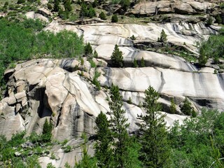 Mountain Cliffside in Lost Creek