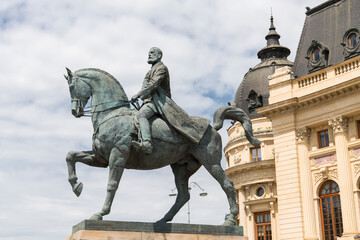 Fototapeta premium Statue König Carol I.