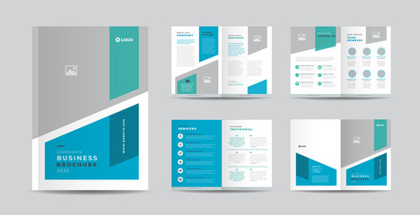 Corporate Business Brochure Design or Annual Report and Company Profile or Booklet and Catalog Design Template