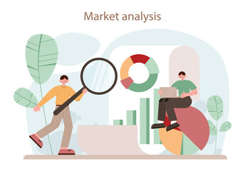 Business plan layout. Business strategy structure. Organizational