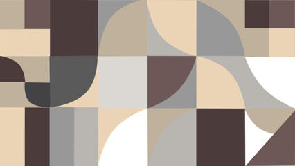 Abstract beige vector background can be used for web design, presentations, clothes print and as wallpaper. - obrazy, fototapety, plakaty