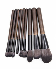 make up brushes isolated