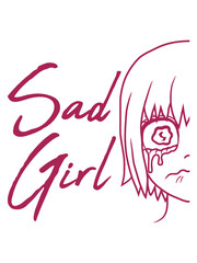 Gesicht weinend Sad Girl 