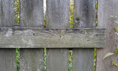Old fence, close-up