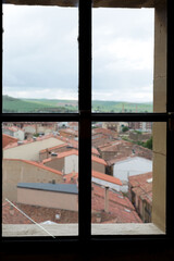 view of the town of Santo Domingo de la Calzada, Spain