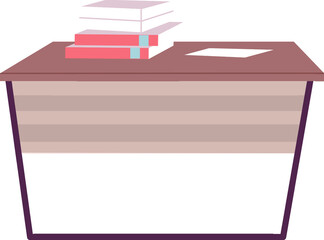 Workplace with Table Chair and Laptop and Comp