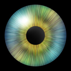 Fototapeta na wymiar Human iris. Iris of the eye. Eye illustration. Creative graphic design.