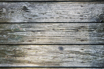  Good background. Old wooden gray boards worn by time.