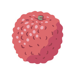 食べ物_果物_ライチ_線無し