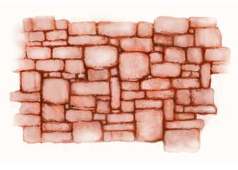 wall mur murek cegły ściana - obrazy, fototapety, plakaty