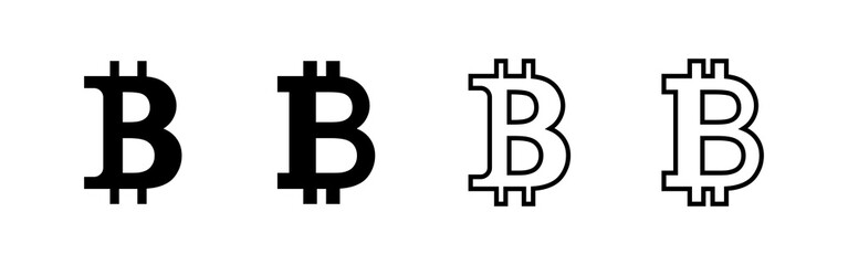 Bitcoin icon vector. bitcoin sign and symbol. payment symbol. cryptocurrency logo