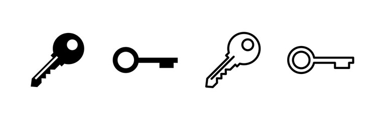Key icon vector. Key sign and symbol.