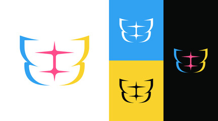 Abs Six Pack Body Building Fitness Logo Design