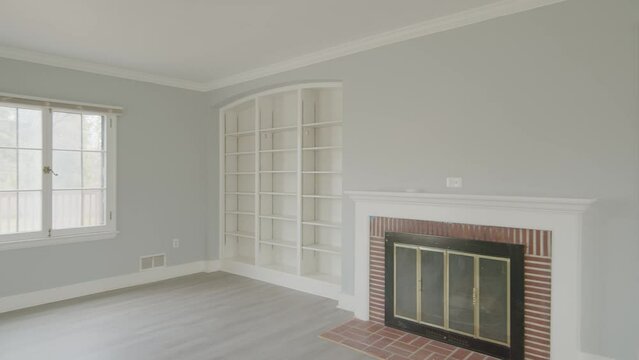 Shot of interior residential living room