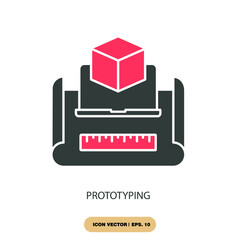 prototyping icons  symbol vector elements for infographic web