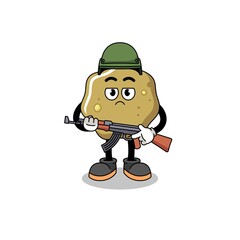 Cartoon of loose stools soldier