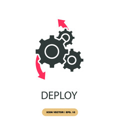 Obraz premium deploy icons symbol vector elements for infographic web