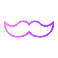 beard gradient icon