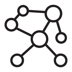 neuron line icon