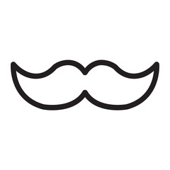 beard line icon