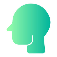 head gradient icon