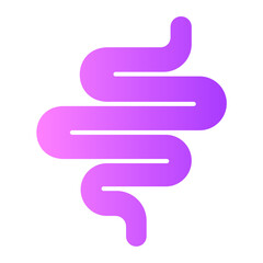 intestine gradient icon