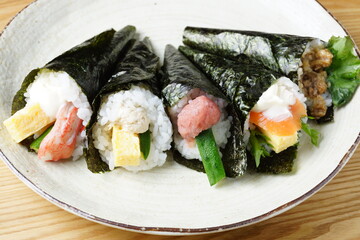 手巻き寿司　和食