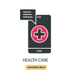 health care icons  symbol vector elements for infographic web